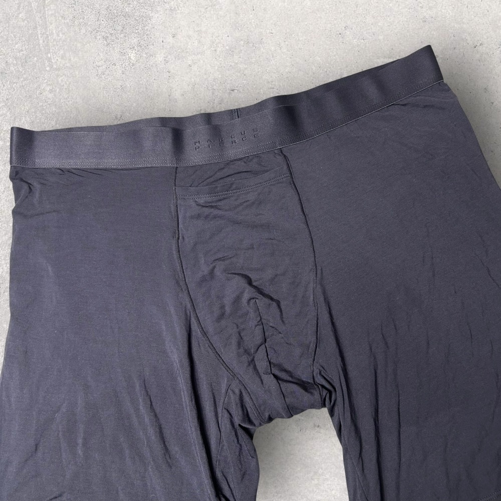 New Marcus Pierce Boxer Briefs Underwear Men XXL Gray‎ Moisture Wicking Stretch